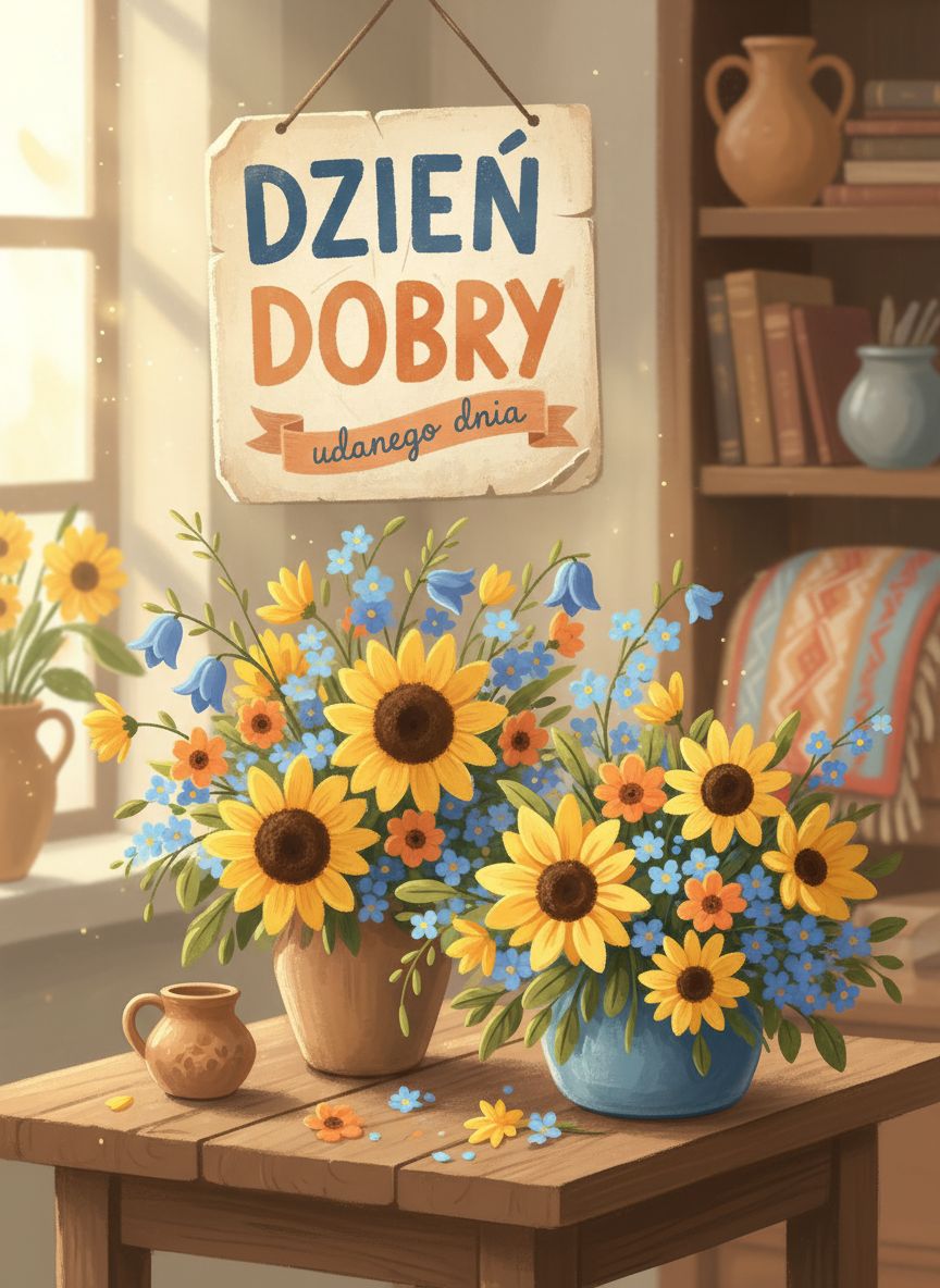 kartki na dzień dobry